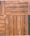 Wooden floor tiles aligned with 10,000 Pcs Pro Grade Tile Leveling Spacers and Positioning Cards PE Material for Quick Setup