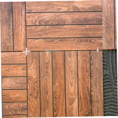 Wooden floor tiles aligned with 10,000 Pcs Pro Grade Tile Leveling Spacers and Positioning Cards PE Material for Quick Setup