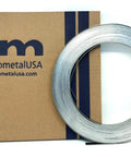 304 Stainless Steel Band 1 Inch Wide 0.044 Inch Thick 100 Foot Length With Smooth Edges For Indoor Outdoor Use And Shapeable Mounting Band