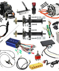 Components of 34 Inch Rear Axle Kit For DIY Go Karts Drift Trikes Golf Carts ATVs And Quad Buggies With 72V 1500W Brushless Motor