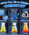 250 Plus Science Experiments Kit For Kids, Chemistry Set And STEM Projects, Volcano Scientist Kit, featured chemistry experiments.