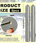 Low Temp Welding Rods Kit For DIY Fixes Flux Core Aluminum Brazing Rods That Melt Easy With A Lighter, No Fancy Gear Needed, Multipurpose Welding Sticks For Stainless Steel, Iron, Aluminum, Copper, And Metal Repair, 6 Pcs