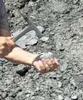 Using 32oz Rock Pick Hammer With 12 Inch Carbon Steel Chipping Hammer Skid Handle Polished Tip Geologist Hammer For Mining Prospecting And Camping Beefy Strength Rust Resistant Anti Slip Grip Tool For Demanding Jobs on rocky surface