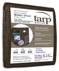 Heavy Duty 30 By 50 Ft Pro Grade All Purpose Tarp 5Mil Poly Reversible Waterproof Cover Brown And Green Outdoor Use