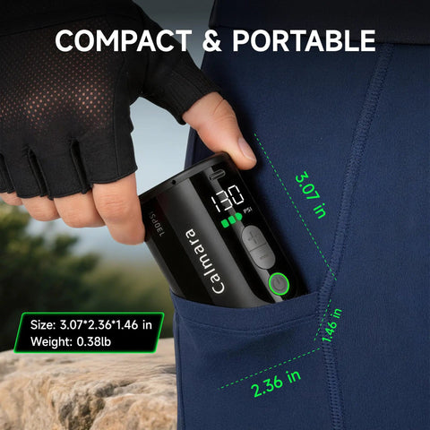 130 PSI Portable Electric Bike Pump With Gauge Auto Stop Fast Inflation For Presta And Schrader Valves Rechargeable Mini Pump For Road Mountain And Electric Bikes On The Go