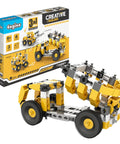 Tipper Truck 3 In 1 STEM Building Kit For Kids 6 Plus Hands On Engineering Fun Learn Mechanics With Three Models Skid Steer Dumper