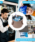 360 Pack Reusable Ice Cubes for Camping and Ice Baths, 12 lb set for muscle recovery in a bucket with drinks, medical cold therapy use