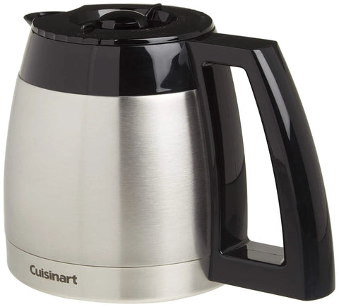 Replacement Thermal Carafe With Lid For Cuisinart Coffeemakers 10-Cup Capacity Stainless Steel Dripless Pour Spout