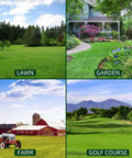 Lawn, garden, farm, and golf course landscapes showing areas for Pro Grade Lawn Leveling Rake With Stainless Steel Pole use.