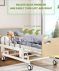 Fully Electric Hospital Bed For Home Use With Premium Mattress And Built In Guardrails Hi Low Adjustable Bed with patient reclining