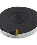 One Inch Hydraulic Hose Burst Protection Sleeving Nylon Guard Sleeve 50 Feet Black With Yellow Inner Liner roll view