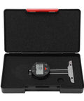 Digital Depth Gauge For Engineering, Go To Precision 0 To 50.8mm Range With 0.01mm Accuracy, LCD Display in protective case