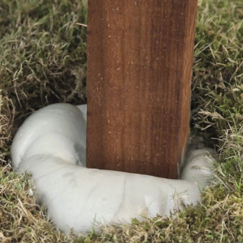 Expanding Foam Post Hole Filler Kit For Fence Posts And Deck Anchors 2 Part Polyurethane Concrete Alternative Waterproof Post Repair