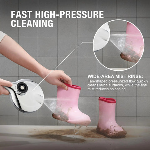 Premium Handheld Shower Head With Super Slick Magnetic Docking System That Snaps Right Back In Place For Hands Free Rinsing Includes Kid And Pet Friendly Wall Mount Brackets For No Sweat Bathroom Upgrade