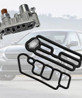 Honda Cylinder Head VVT VTEC Solenoid Spool Valve Gasket Kit 2 Pack with car background