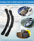 Heavy Duty Kayak Handles 4 Pack for Easy Portage and Boat Carry Marine Grade Nylon Grab Handles with installation hardware.