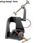 3 Axis Fixture Vise With Quick Acting Screws And Swing Away Arm For Lock In Place, 4.75 Inch Miter Joint, model WAC45 SW