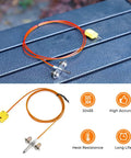 RTD Probe Replacement For Traeger Ironwood 650 885 And Pro Series 575 780 Upgrade Thermocouple Sensor Kit KIT0422 displayed on grill surface