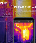 Pro Grade Thermal Camera For Smartphones With Micro USB Connector Detect Electrical Problems Heat Loss Water Damage And Hidden Hot Spots In Real Time With 4800 Pixel Infrared Imaging For On The Go Troubleshooting in action displaying vivid infrared image on smartphone screen