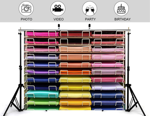 Turn Up The Vibes With This 4x4ft Multicolor Fabric Backdrop Packing A Realistic Cardstock Look For Dope Photo Shoots And Hype Booth Displays Built From Buttery Soft Fade Resistant Polyester That Never Lets You Down.