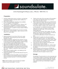 Ultra Slick Flexible Mass Loaded Vinyl Soundproofing Barrier Roll One Pound High Density Acoustic Insulation Sheet installation guide with preparation steps.