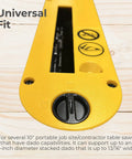 Heavy Duty Dado Throat Plate For DeWalt 10 Inch Table Saw Snug Fit With Four Adjustment Screws Impact Resistant PC PBT Blend Compatible With DWE7490 DWE7491 DWE7491RS Type 2 DWE7492