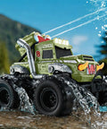 3 In 1 Amphibious RC Car Boat Water Gun With 2.4GHz Remote on water, water spray from toy, monster truck style, IPX-7 waterproof
