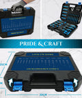 Cool 71pc Magnetic Screwdriver Set With Chrome Vanadium Steel Bits, Phillips And Torx Drivers Plus Flex Shaft Kit 30cm case