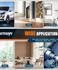 Image showing wide applications of Beast 1600W Rotary Buffer Polisher For Cars And Boats including car, floor, marble, glass, furniture, metal.