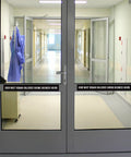 Two Pack Unlocked During Business Hours Door Sign For Glass Office Gate Please Do Not Lock The Door During Working Hours