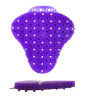 60 Day Premium Anti Splash Urinal Screen With Berry Scent Deodorizer, Long Lasting Odor Control And Splash Prevention For Cleaner Restrooms, Purple 12-Count Screens