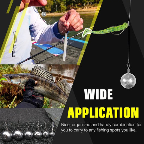 Go To Bass Fishing Removable Round Lead Sinker Weights Set 25 Pcs One Eighth Ounce Casting Sinker Balls For Drop Shot And Freshwater Fast Sinking Design For Deep Water Tactics And Easy Casts, round lead weight on fishing line