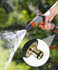 40 Pack Power Pressure Washer O Rings For 1 Quarter Inch And M22 Quick Connect Coupler Garden Hose O Ring Kit in use on garden hose