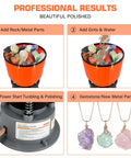 9Lb Vibratory Tumbler Polishing Machine For Rocks And Metal Parts Great For Rock Tumbling Jewelry Making And Craft Projects demonstration