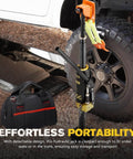 Portable Hydraulic Recovery Jack With Lift Mate For Off Road 4x4 SUVs, ATVs, And UTVs, Beefy 19,400 Lb Lifting Capacity