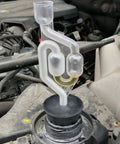 Head Gasket Tester Kit With Combustion Leak Detector 50 Tests installed in car engine for diagnostics