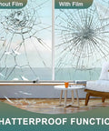 4 Mil Clear Security Window Film Shatterproof Privacy Shield For Glass Windows At Home And Office Burglarproof Protection