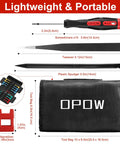 19 Piece Precision Screwdriver Set With Magnetic Tips And Non Slip Grip In A Pouch For PC Laptop Phone Camera Eyeglasses Watch And Toys Including Phillips Flathead Pentalobe And Torx Drivers Must Have Go To Everyday Toolbox, showing screwdrivers, magnetizer, and tool bag.