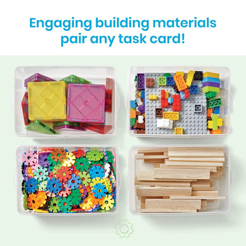STEM Bins Comprehensive Classroom Set By Brooke Brown Hands On STEM Manipulatives For Elementary Engaging Engineering Projects