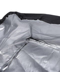Close-up of Heavy Duty EV Wall Charger Cover fabric showing weatherproof material and toggle drawstring details.