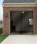 Heavy Duty Garage Door Screen With Magnetic Closure, Weighted Mesh Curtain Keeps Out Mosquitoes And Bugs While Letting Fresh Air In