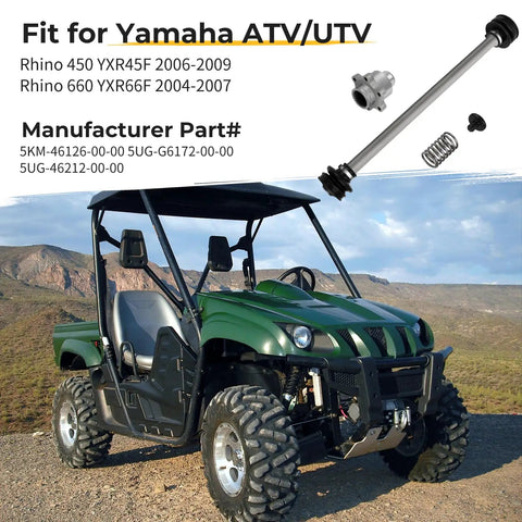 Rear Propeller Drive Shaft And Boss Kit For Rhino 450 YXR45F And 660 YXR66F ATV UTV Replacement Sealed Coupling