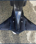 Top view of Two Pack Marine Grade Stabilizing Fins For Outboard Motors Up To 150HP Boost Speed Balance And Stability With External Hydrofoil