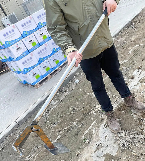 Heavy Duty Manganese Steel Stump Extractor And Fence Post Puller With Serrated Anti Slip Grip Tackles Stubborn Roots And Hauls Concrete Forms Straight Out With Zero Hassle