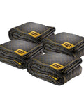 Heavy-Duty Padded Moving Blanket 80 x 72 Inches 4 Pack, Non-Woven Fabric With Reinforced Stitching and Recycled Cotton Fill