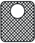Two Pack Silicone Sink Protectors With Trellis Pattern Non Slip Durable Kitchen Mat 13 By 11 Inches For Stainless Steel Sinks Rear Drain