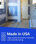 Brown Rosin Masking Paper Roll 36 Inch By 166 Feet 69 Pound Heavy Duty Floor Protection installed in a room under renovation