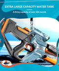 Electric Water Gun For Adults And Kids Auto Filling Squirt Gun With Long Range Epic Power Large Capacity Water Blaster Black