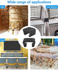 10 Pack Outdoor Furniture Clips For Patio Sofas, Rattan And Wicker Chairs, Heavy Duty Clamps in various applications