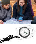 Three Pack Trail Ready Hiking Compass With Declination Scale For Backpacking And Camping, lightweight map navigation gear